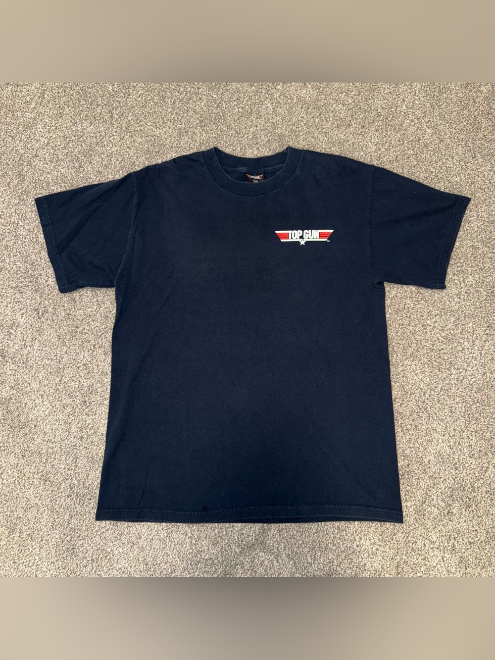Top Gun Iceman 2006 Movie Promo Men's Short-Sleeve Navy Graphic Tee